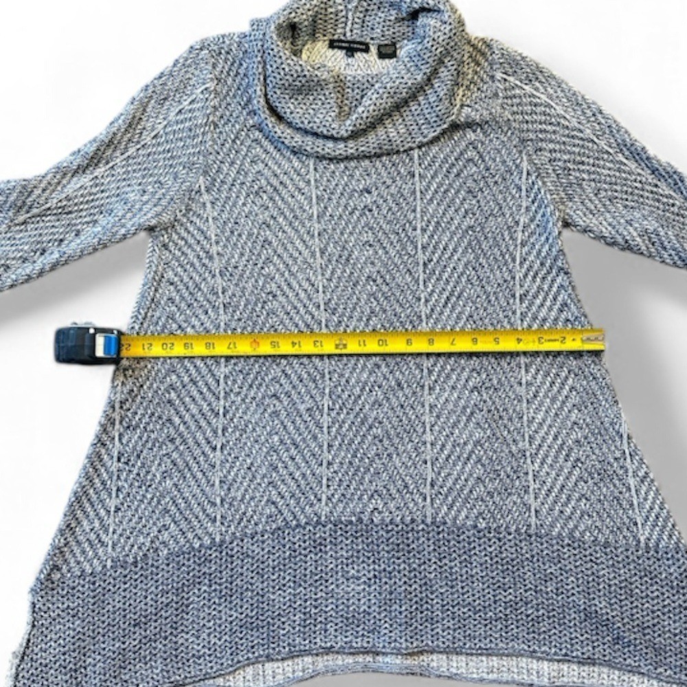 JEANNE PIERRE Gray Cowl Neck Sweater