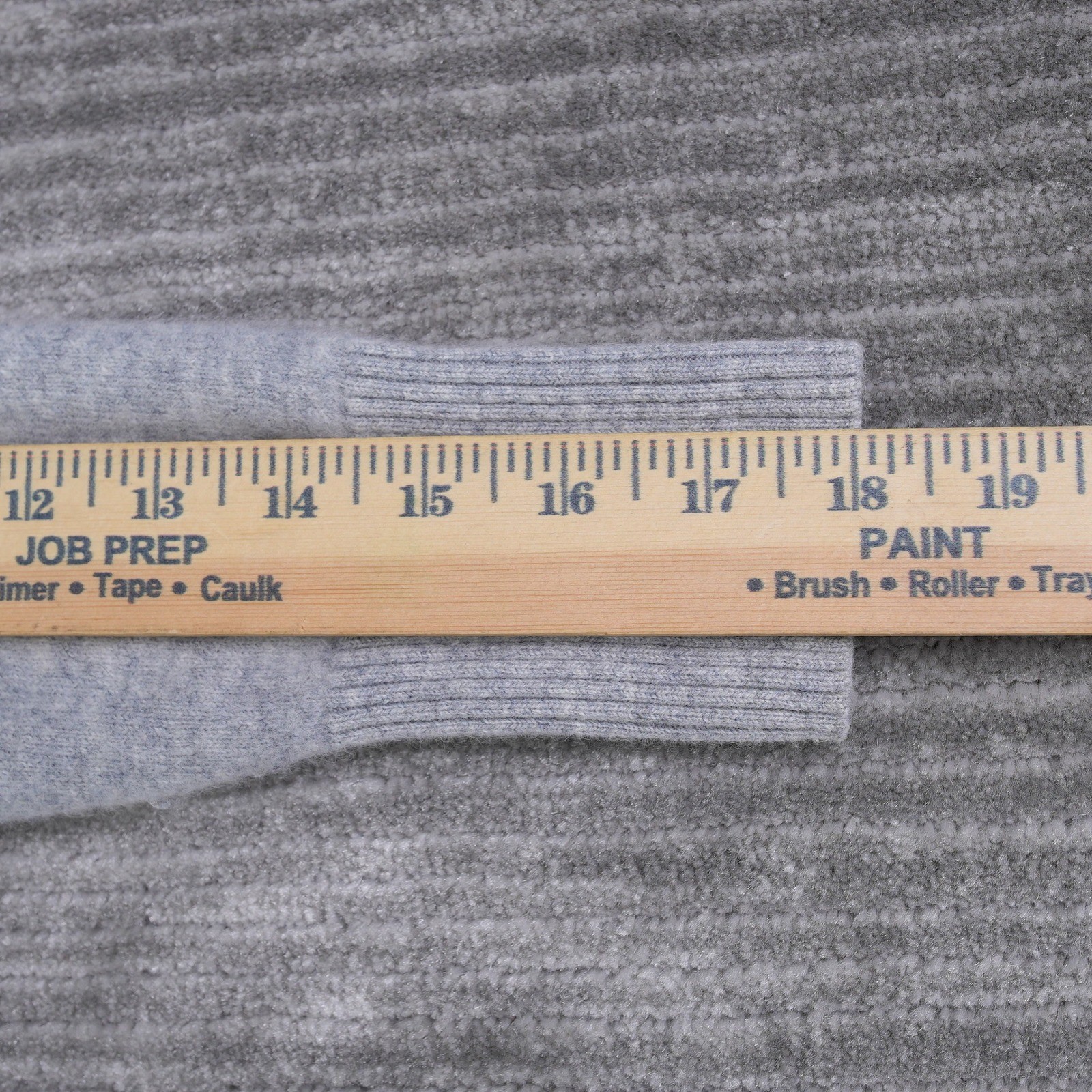 Nordstrom 100% Cashmere Turtleneck Sweater Gray Womens Medium RN58665