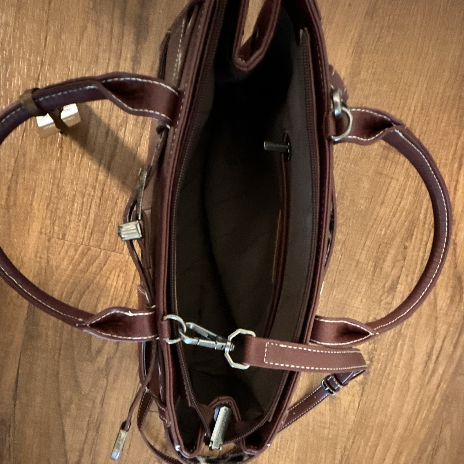 Montana West Satchel Top Handle Bag, Zip, Detachable Adjustable Strap