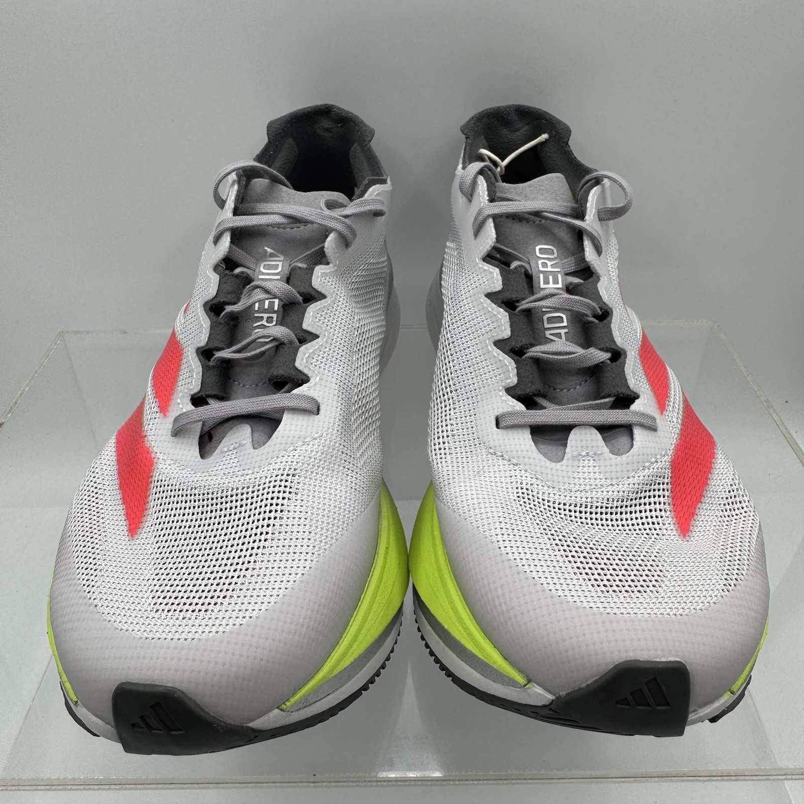 Brand New Adidas Adizero Boston 12 Dash Grey Lucid Red JI4473 Women’s Size 9