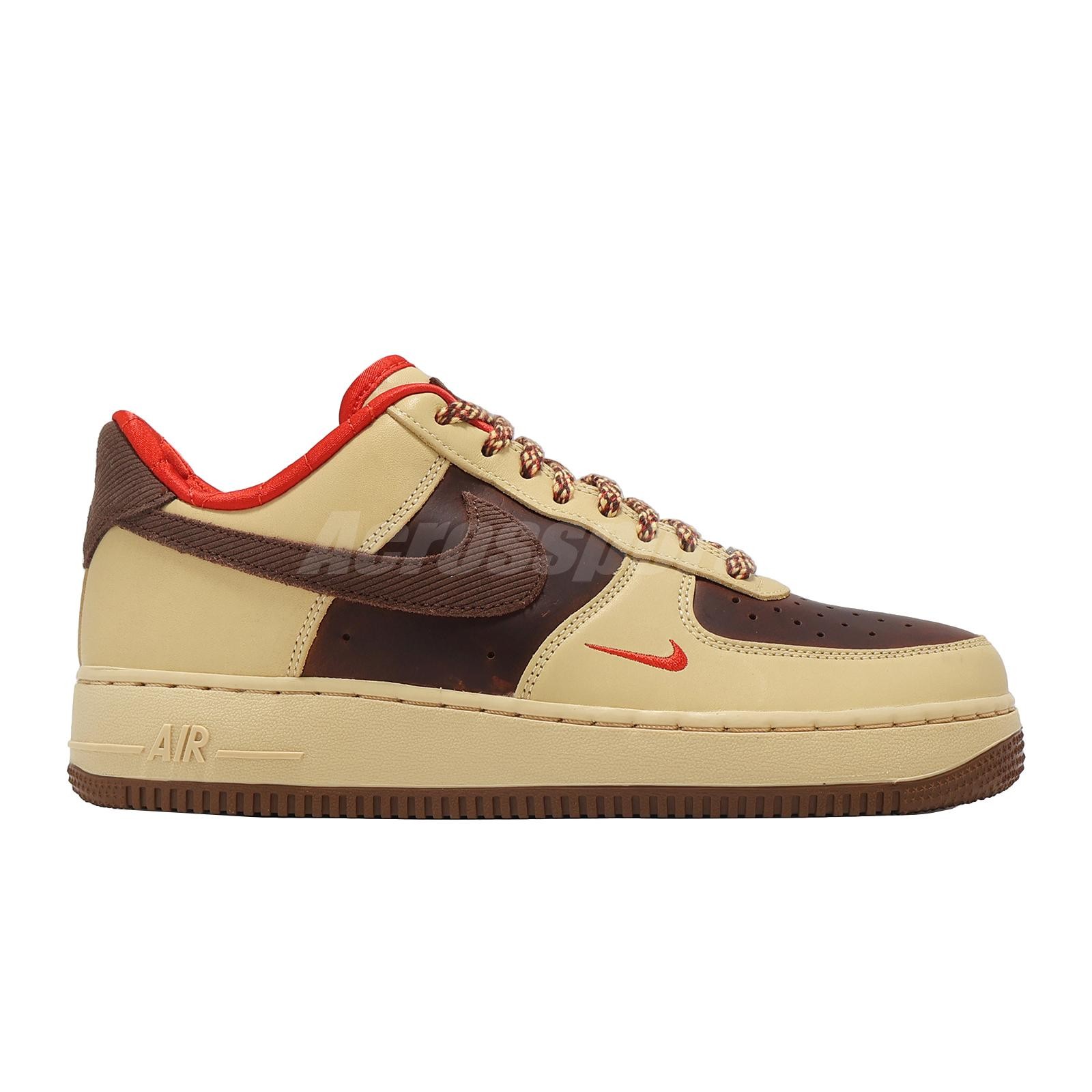 Nike Air Force 1 07 AF1 Light British Tan Cacao Wow Men Casual Shoes HQ3447-222