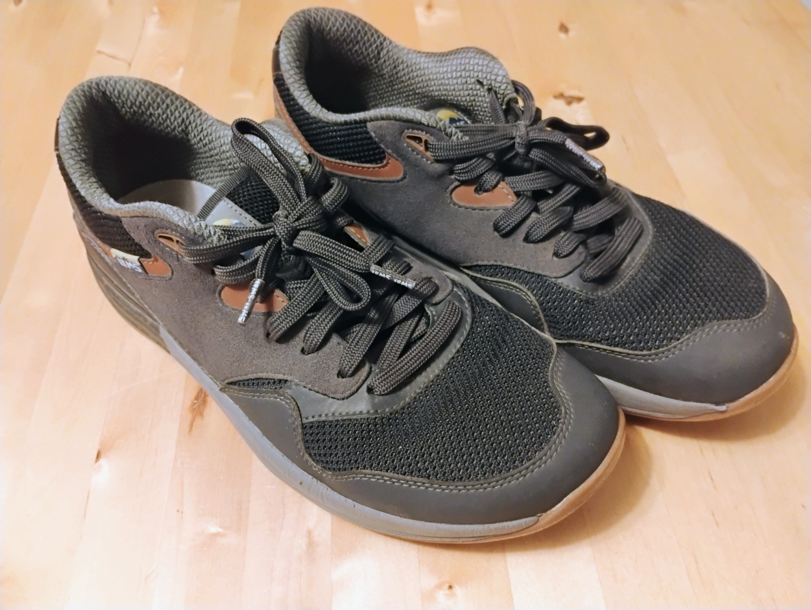 Lems Trailhead Mens 10.5 D Stormy Night Gray Hiking Trail Minimalist Sneakers