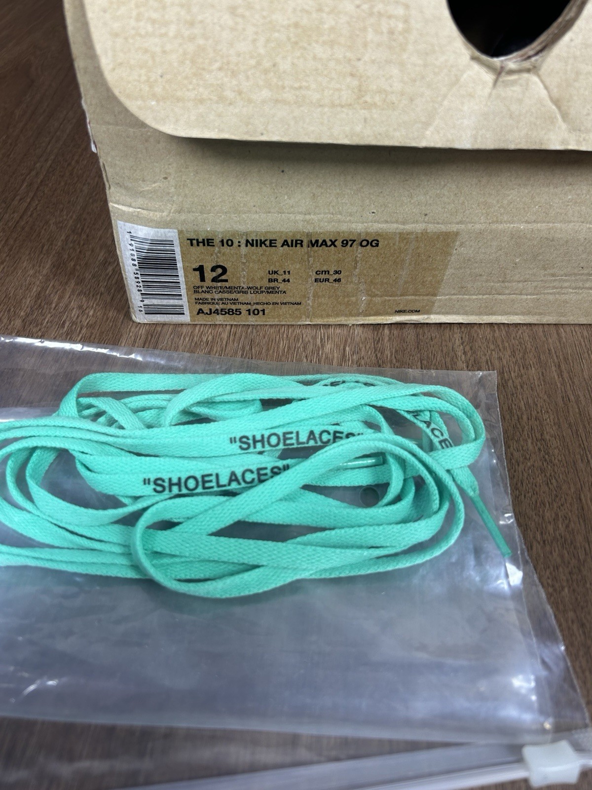 Size 12 – Off-White x Nike Air Max 97 Menta
