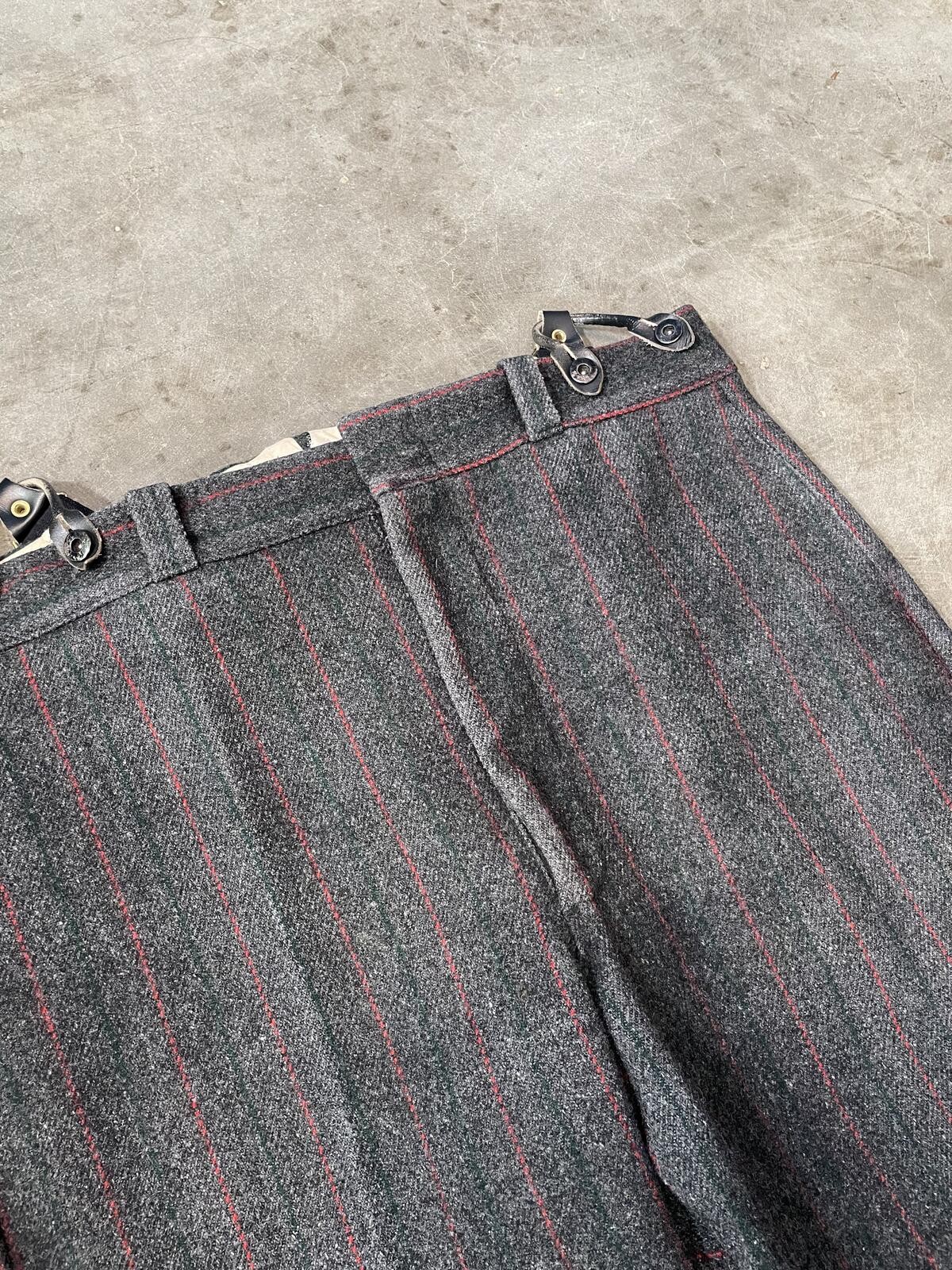 W40 Vintage Eddie Bauer Wool Stripe Pants