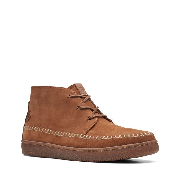 CLARKS MEN’S HODSON MID COMFORT SUEDE LEATHER CHUKKAS BOOTS 26167770