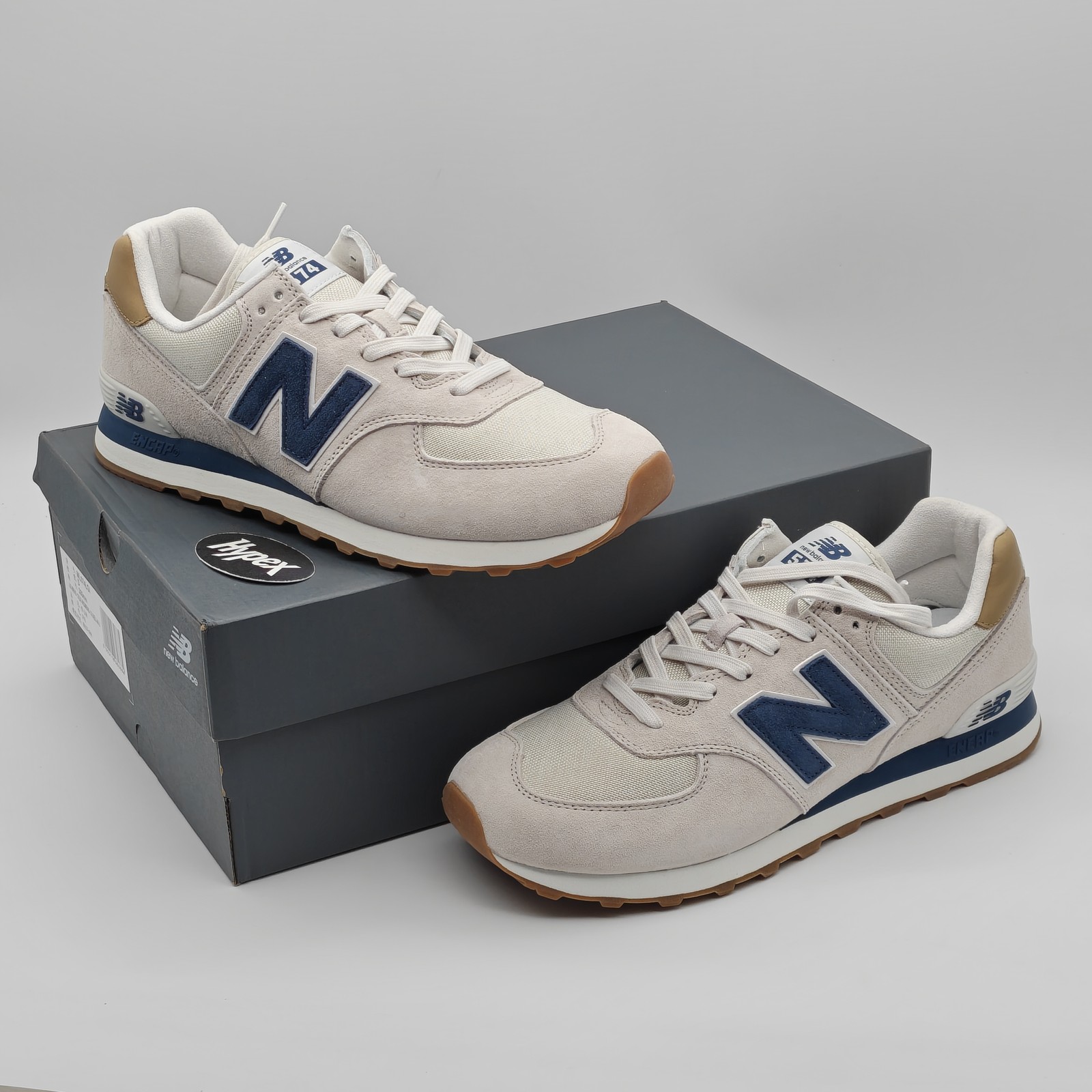 New Balance 574 ‘Light Cliff Grey Indigo’ Men ML574LGI New Size