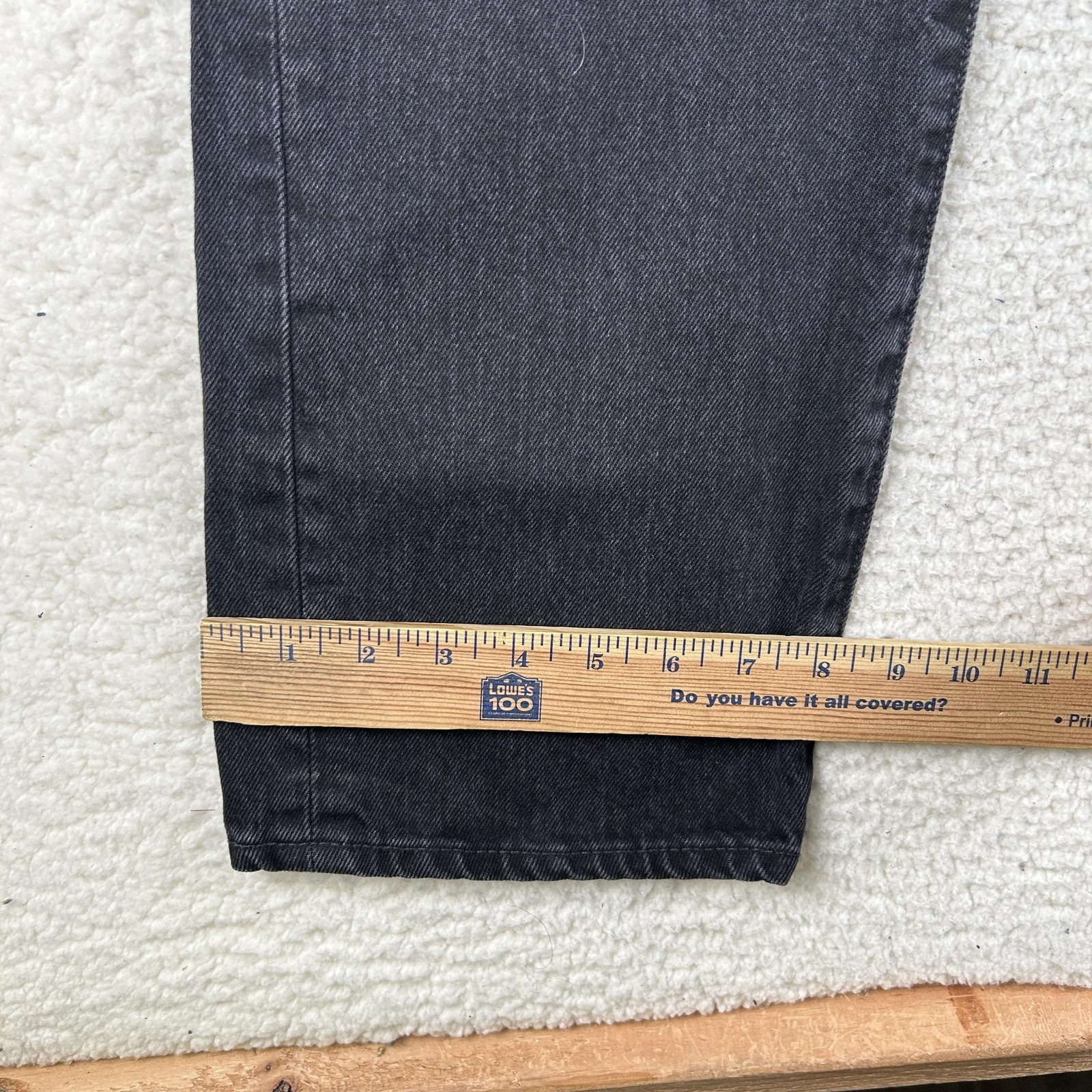 Levis 501 DT Denim Tears Jeans Mens 36×34 Charcoal Denim Straight Button Fly