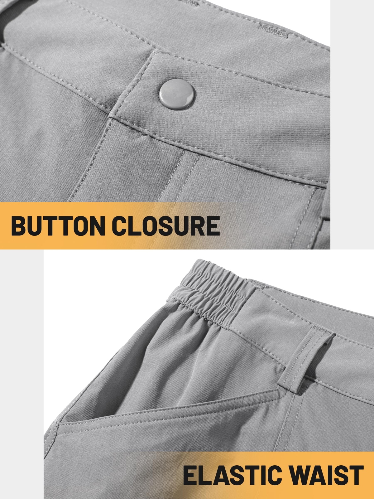Men’s Outdoor Cargo Shorts Quick Drying 5 Pockets Nylon Hiking Work Pants Summer