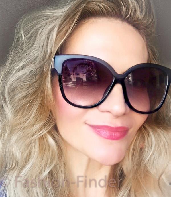 Oversized Cat Eye “VITA” Paradis Large Big Kat WaYfe Square Women Sunglasses XL
