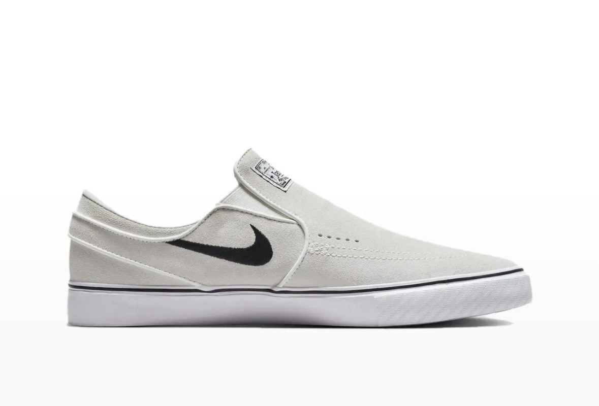 Size 12 – Nike Zoom Men’s Stefan Janoski+ Slip SB Summit White Black No Lid
