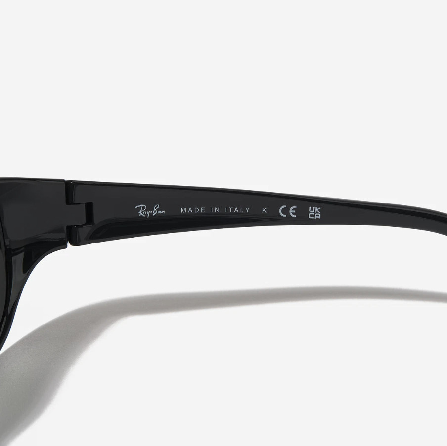 Ray-Ban DADDY-O II Polished Black Frame Green Classic G-15 Lenses