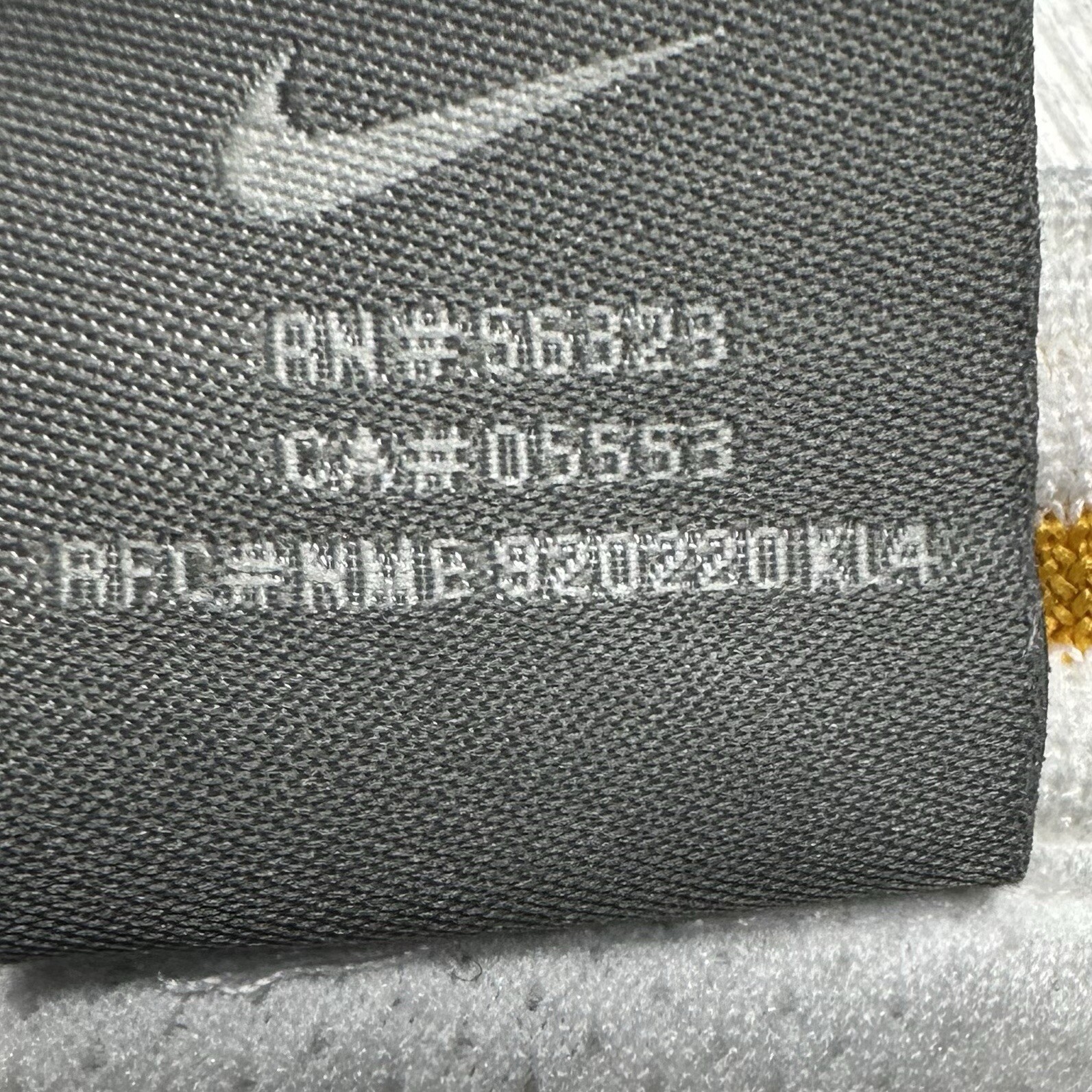 2003 Nike Jersey Rare Limited Edition White Orange Double Layer Mid Swoosh VTG