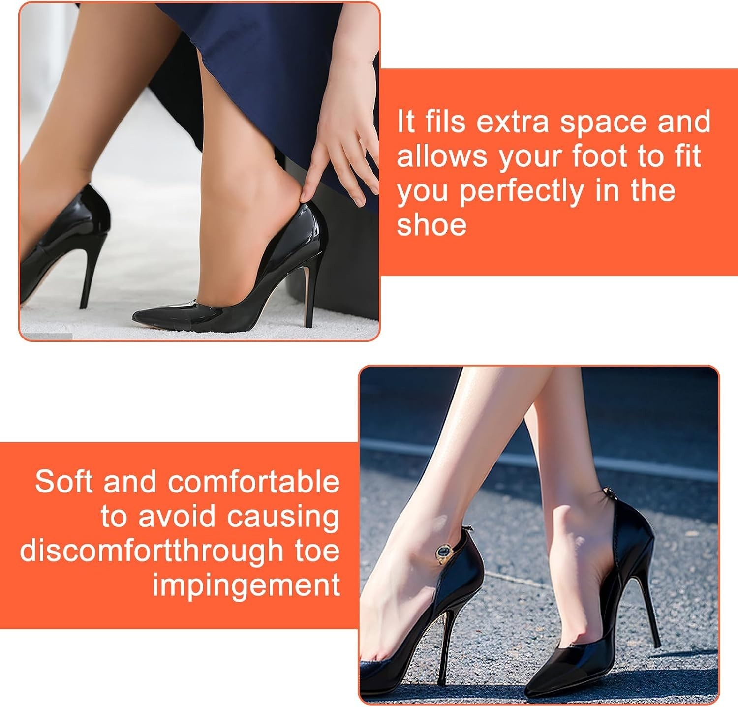 6 PCS Shoe Filler Insert for Loose Shoe, Toe Cushion Fillers Make Shoes Fit, …