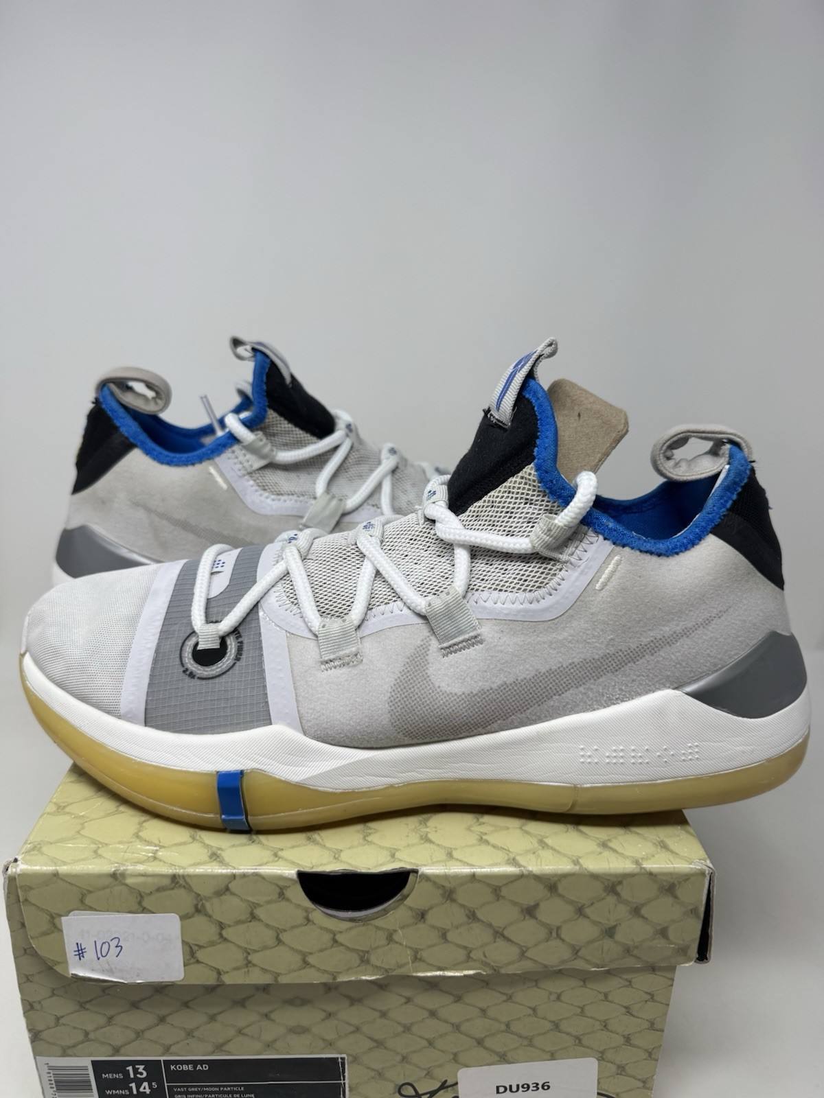 Nike Kobe A.d 2018 Moon Particle Size 13 Authentic Used Rare Mid Bryant Mamba