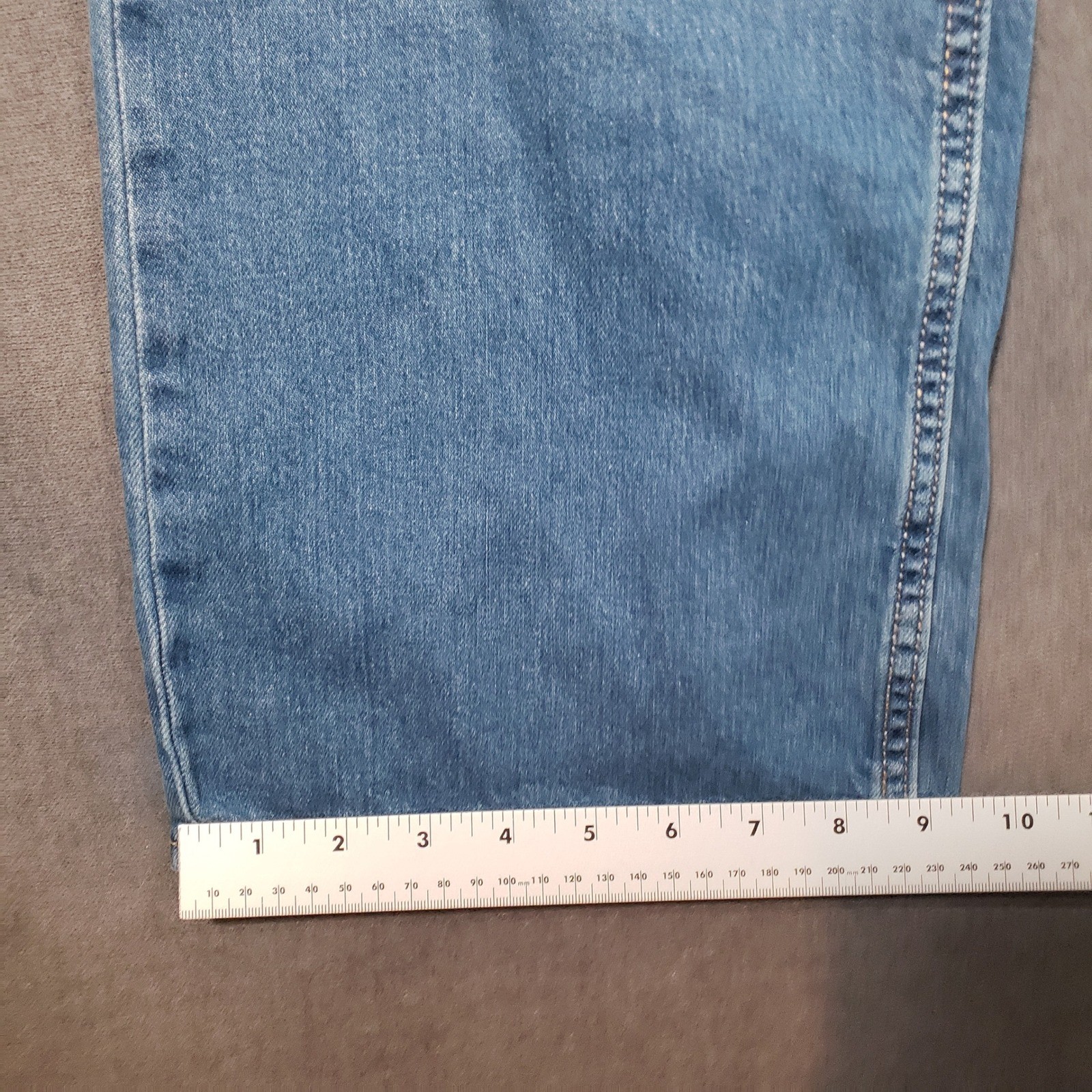 Old Navy Bootcut Jeans Mens 40×30 Light Wash Built-In Flex Denim