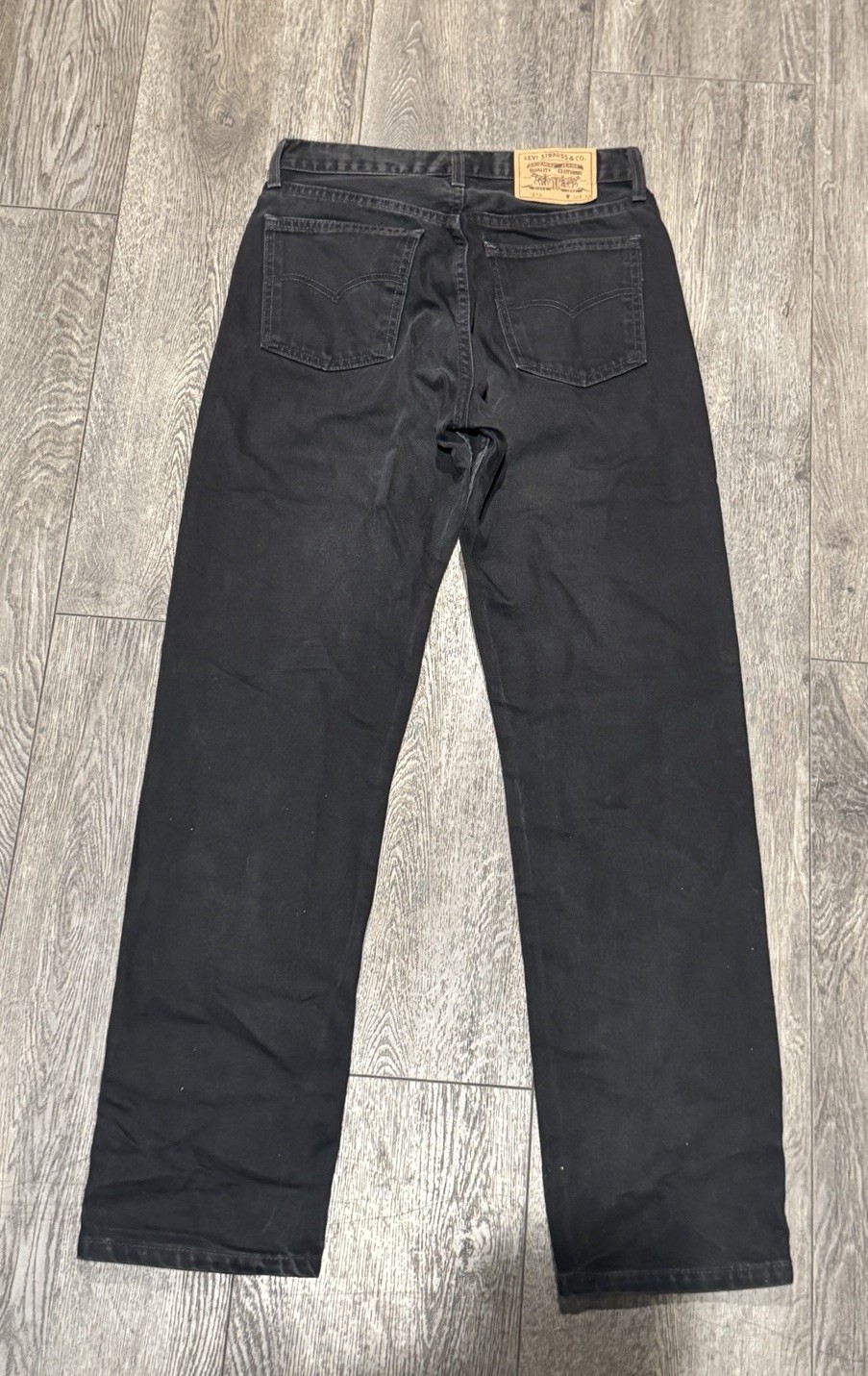 Vintage 1995 Levi’s 615 Orange Tab Black Jeans 30×32 Great Condition