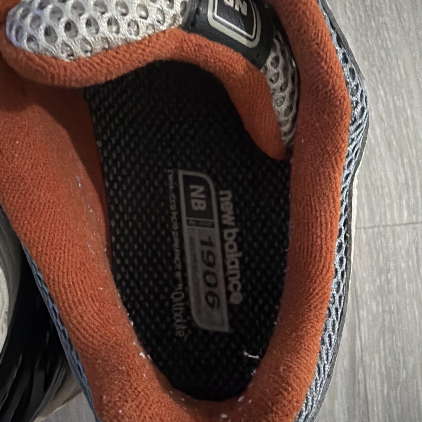 New Balance 1906R beige black orange Width D Men’s Size 13 Preowned