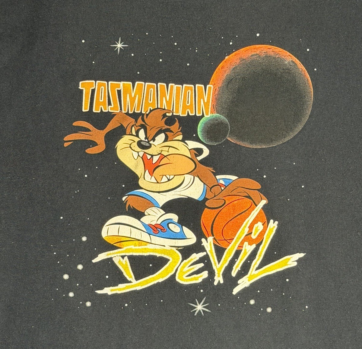 Tasmanian Devil Looney Tunes Tshirt Ment Xl