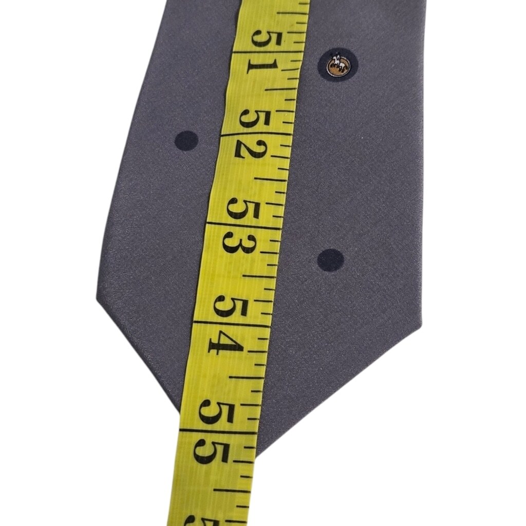 Brisson Gray Slim Mens Necktie with Matte Finish and Standard Length