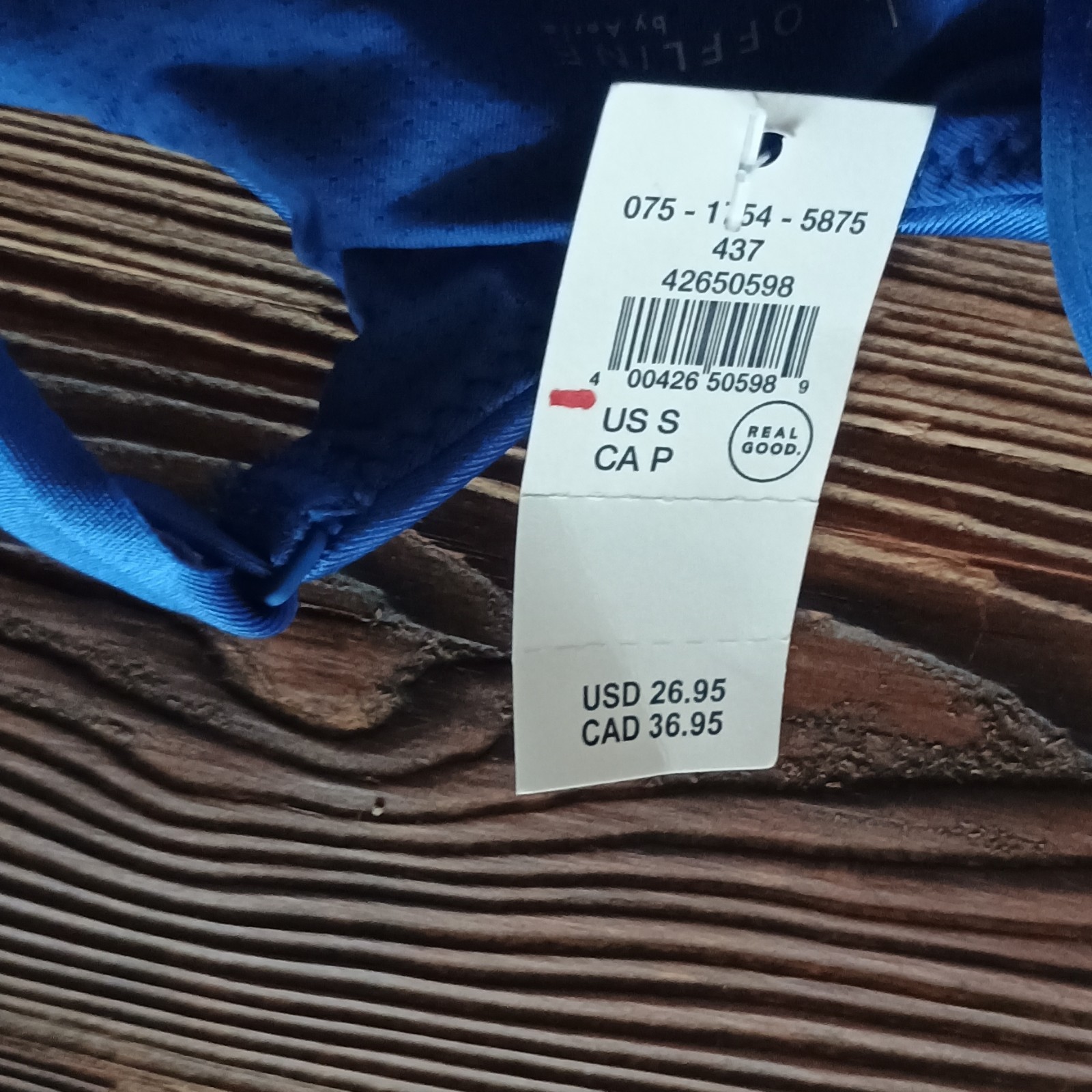 OFFLINE by Aerie Blue Wireless Sports Bra Pullover Normal Strap Size S
