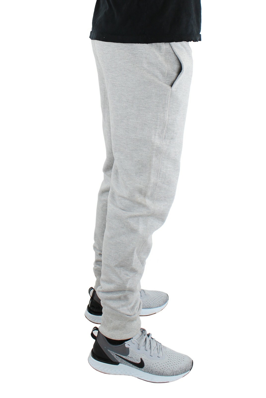 Champion Men’s Joggers Activewear Pants Ribbed Cuff Ankle Sweatpants Pockets