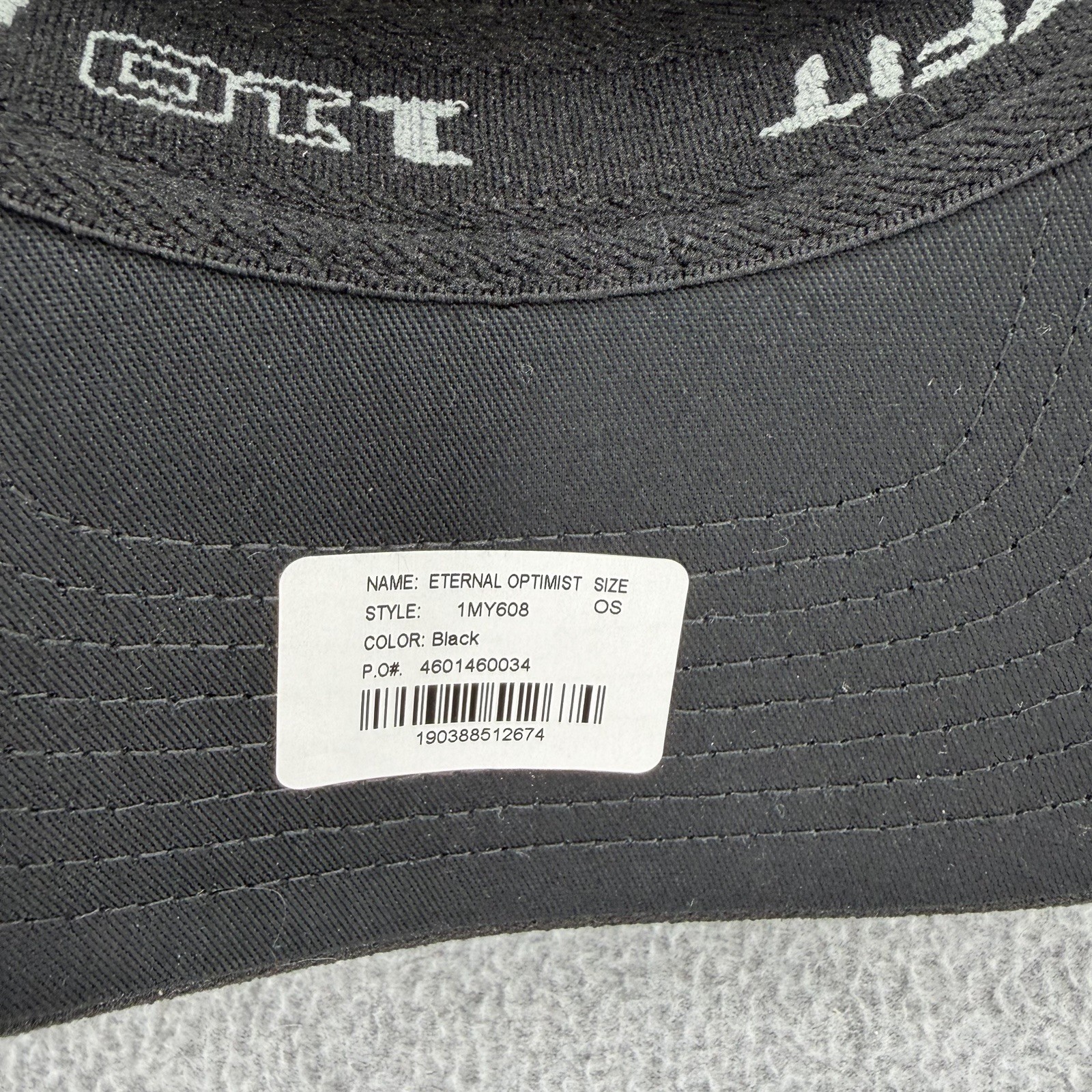 TravisMathew Eternal Optimist 110 Flexfit Tech Cap Hat Black New Without Tags