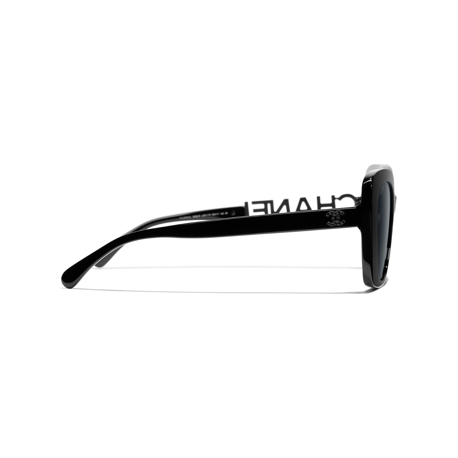 Authentic CHANEL 5422 Women Sunglasses Polarized-Black CC Logo New With Box