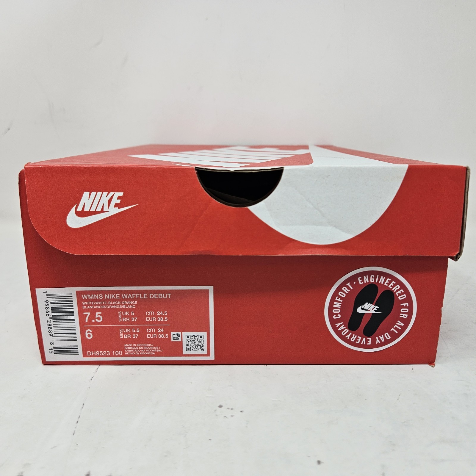 Nike Waffle Debut ‘White Grey’ Comfy Casual Shoe / DH9523-100 / Women’s Size 7.5