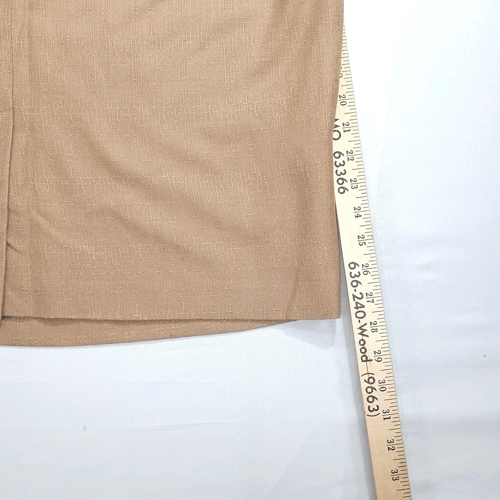 Amanda Smith II Brown Pencil Skirt Size 16W Office Career Wear Vintage