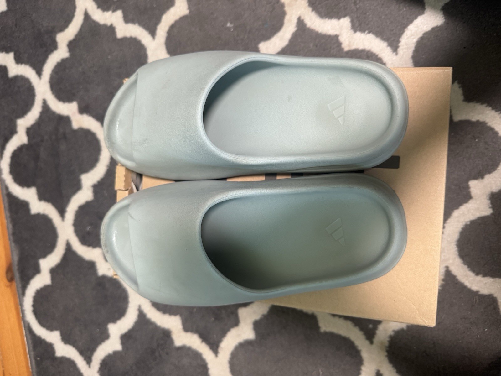 adidas Yeezy YZY Slide Salt Blue Men’s Sandal US 12 EU 47 ID5480