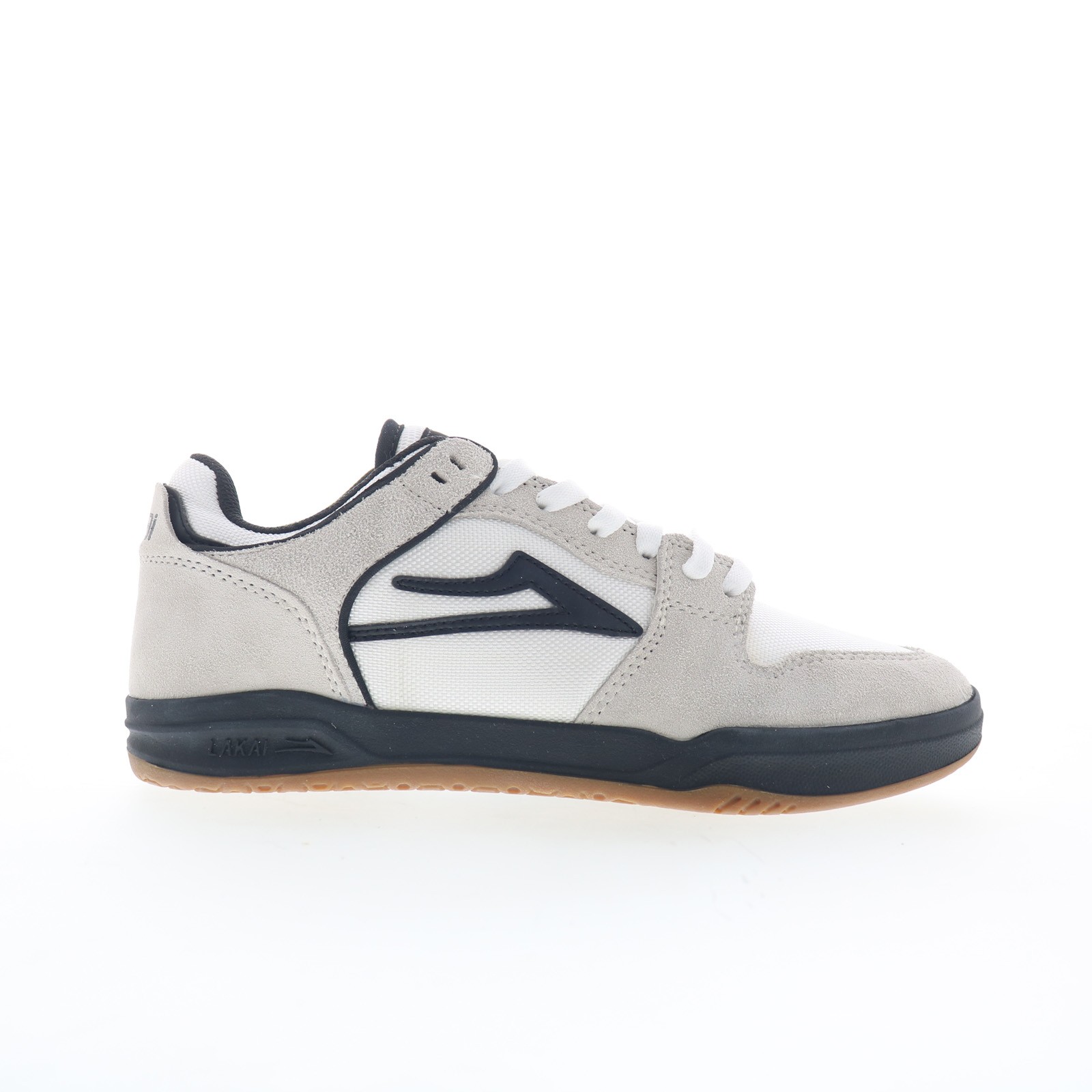 Lakai Telford Low Mens White Suede Lace Up Skate Inspired Sneakers Shoes