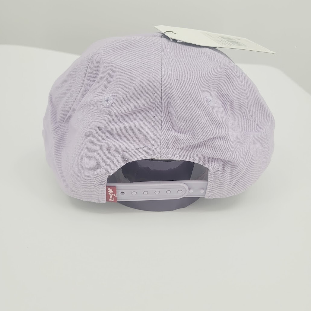 Levis Womens One Size Lilac Batwing Baseball Cap Adjustable Snapback Hat NWT I60
