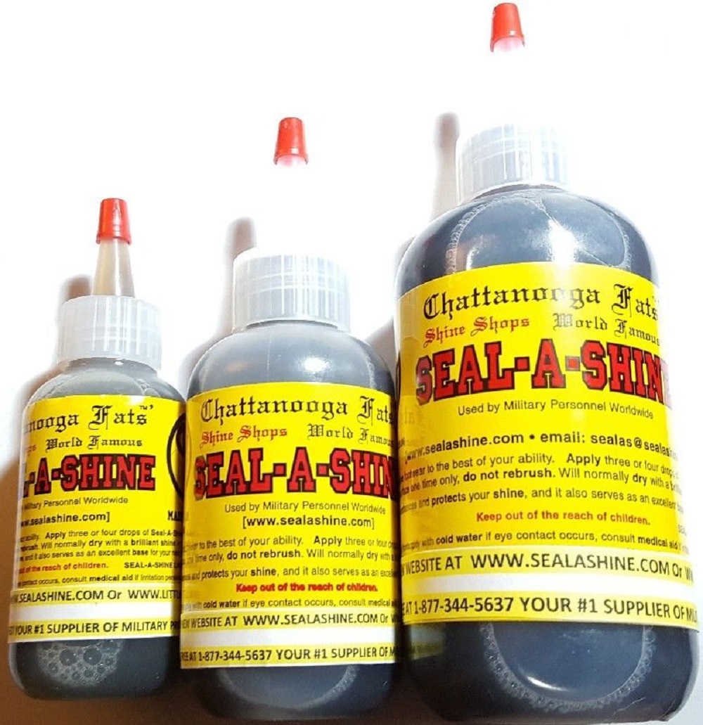 Seal-a-Shine Boot Polish Sealer 2 Oz. Bottle ” THE ORIGINAL SEAL-A-SHINE “