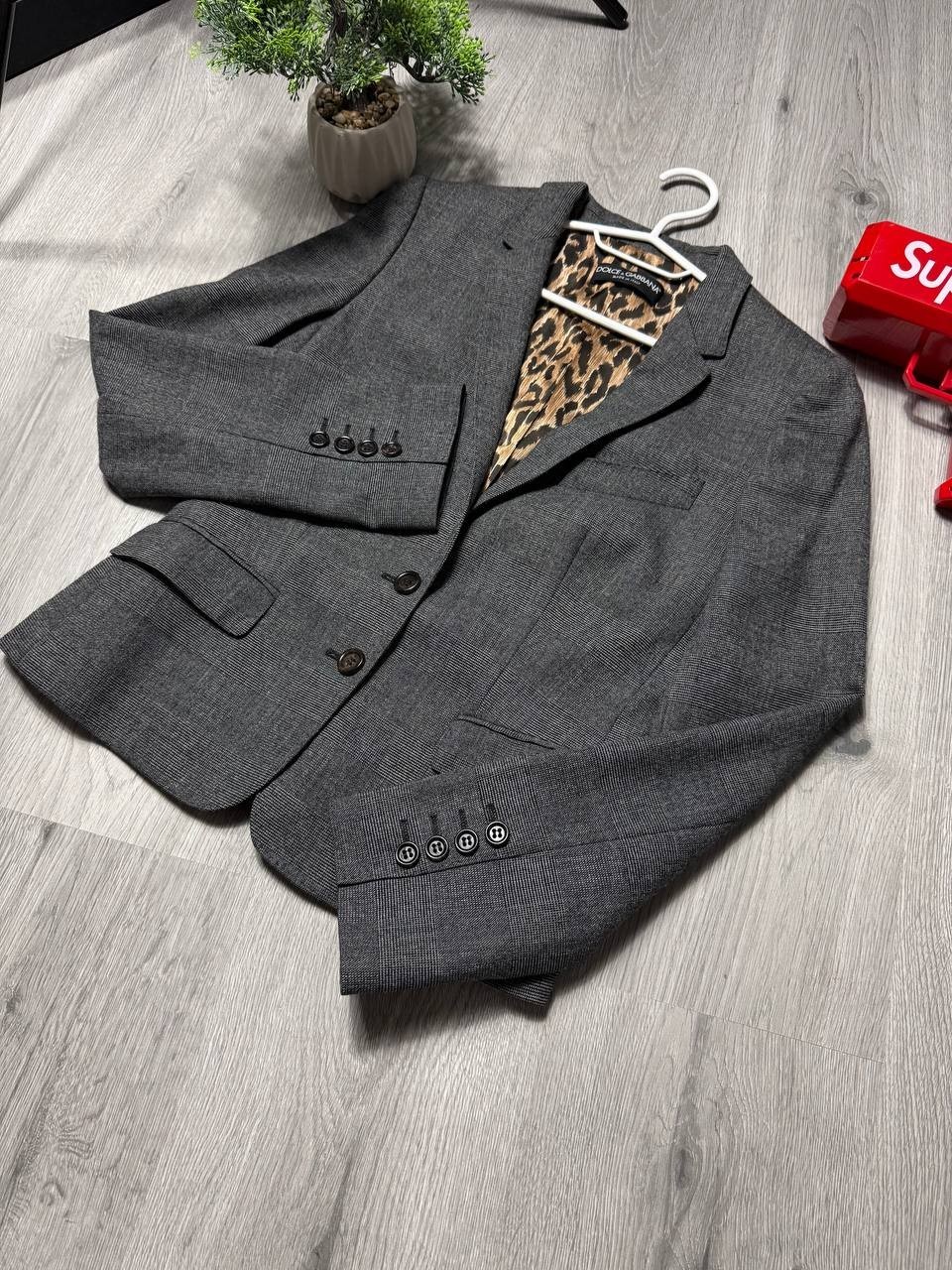 Dolce & Gabbana Leopard Print Lining Blazer size 40