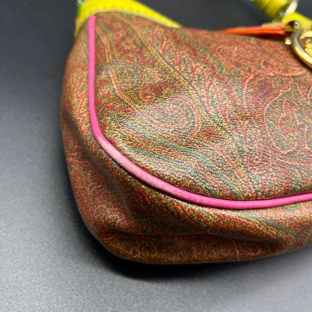 ETRO Pegasus One Shoulder Bag 7.8 in