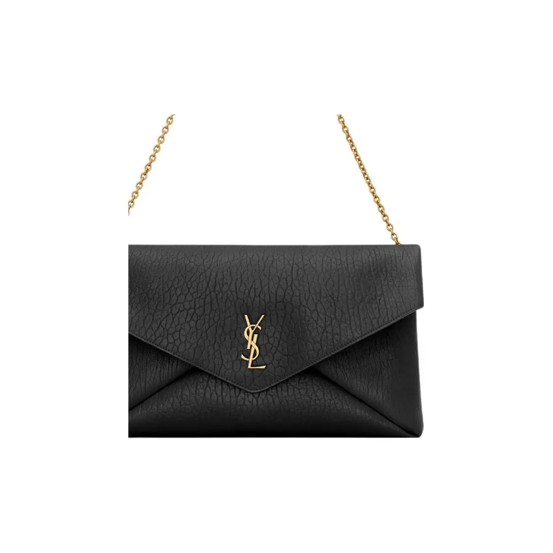 SAINT LAURENT CASSANDRE Shoulder Bag Oversized Women’s Black 13.7×1.1/1.6×8.6 in