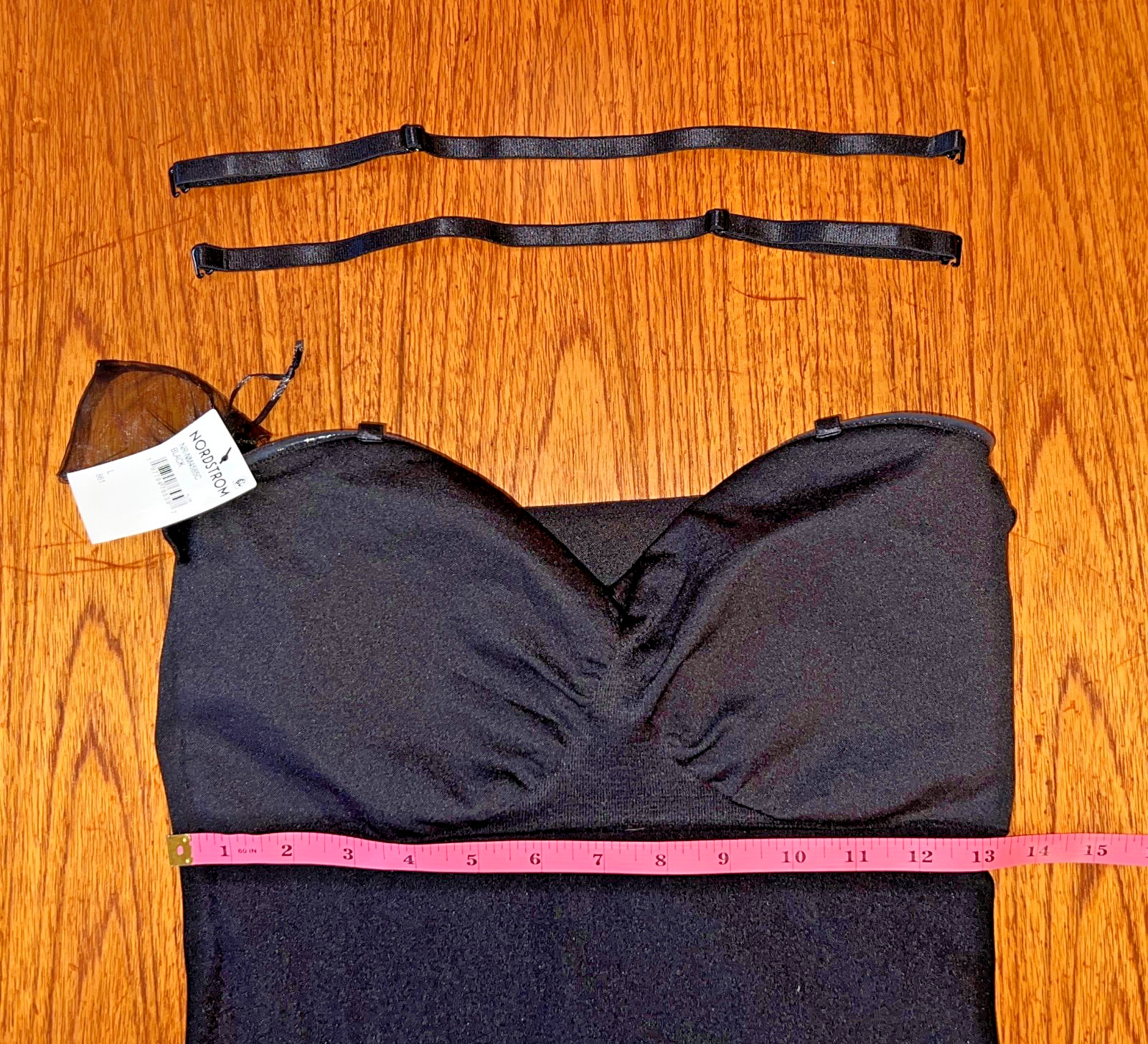 NWT! Nicole Miller 4585 Convertible Seamless Shaping Boy-Leg Bodysuit Black Sz L