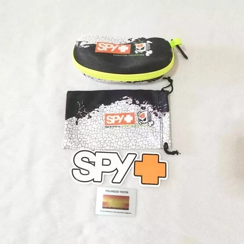 Spy Polarized Sunglasses Men Classic Ken Block Unisex Square — Original Box