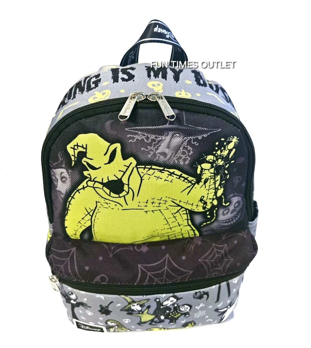Disney Oogie Boogie 13″ Backpack Purse The Nightmare Before Christmas Travel Bag