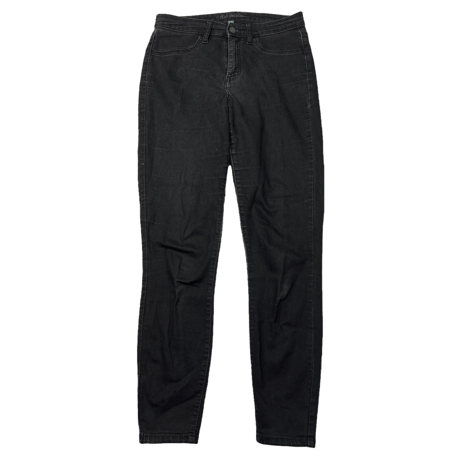 Wild Fable High Rise Jegging Stretch Skinny Jeans Black Womens 6/28R