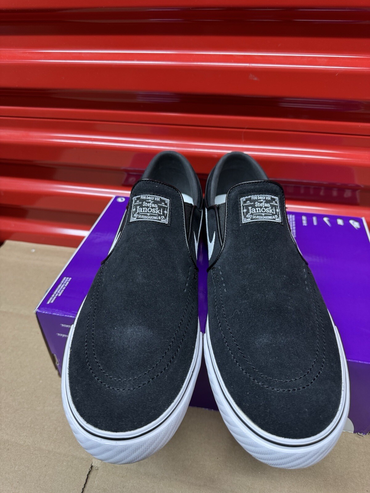 Nike SB Zoom Janoski+ Slip ‘Black White’ FN5893-001 Men’s Size 12 Shoes