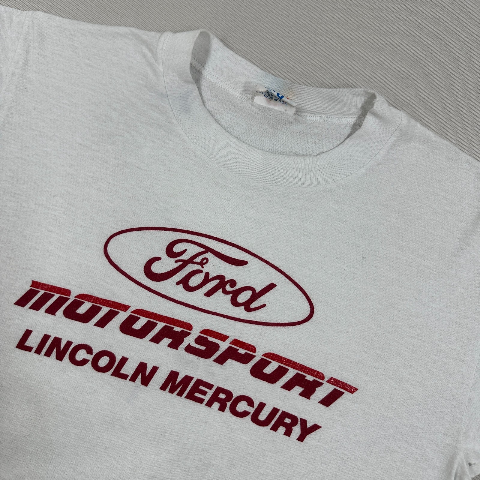 Cal Cru Ford Motorsport White T-Shirt – Size S