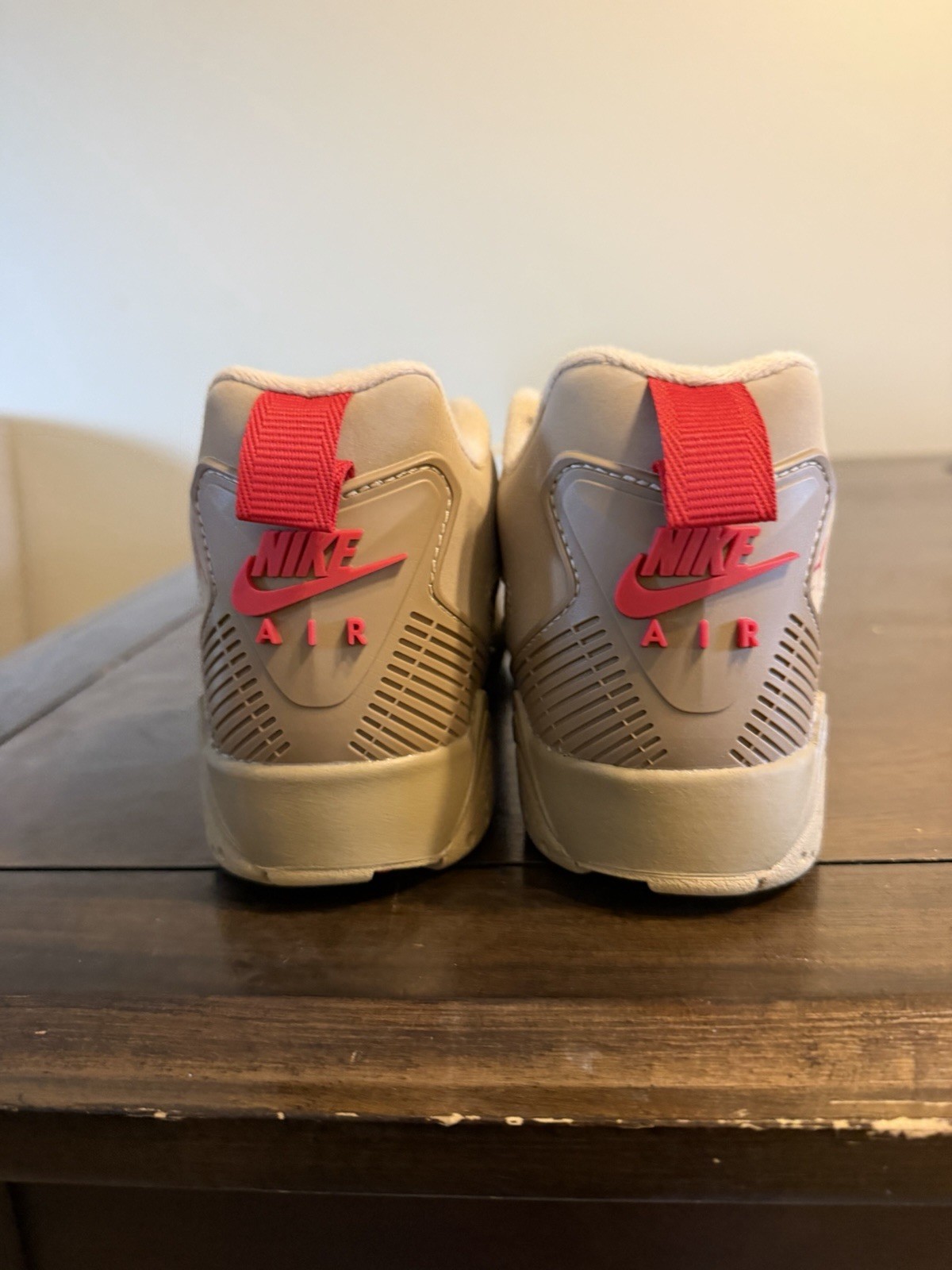 Jordan mvp 92(GS) Dessert camo/fire red-mushroom Beige/Red 6.5Y