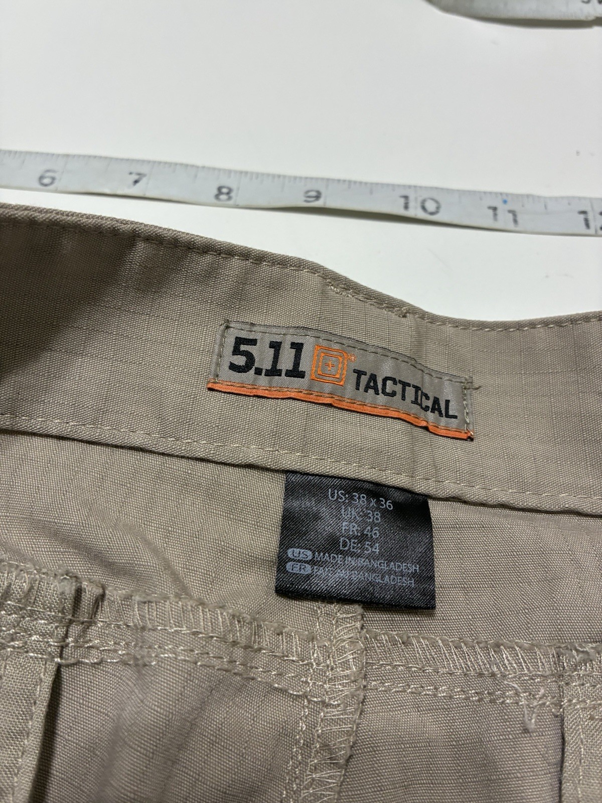5.11 Tactical Stryke Pants 38×36 Khaki Ripstop Cargo Utility Hiking Outdoor Work