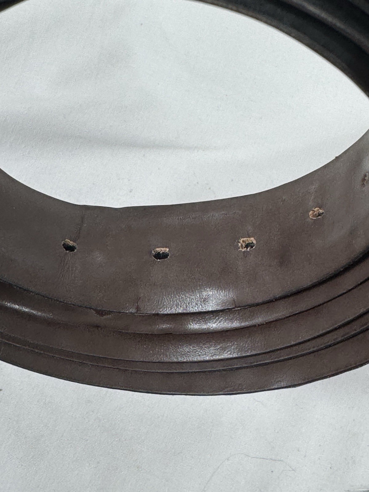 Vintage Extra Long 70” Genuine Leather Reversible Brown Black Belt Strap Snap