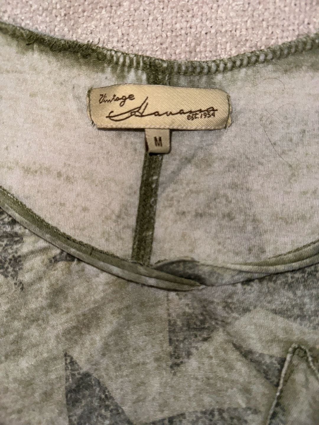 Vintage Havana Burnout Star Print Pocket Tee