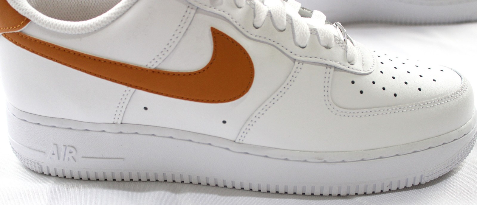 Nike Men’s Air Force 1 ’07 Low Sneakers CD4 White/Monarch FJ4146-115 Size US:10