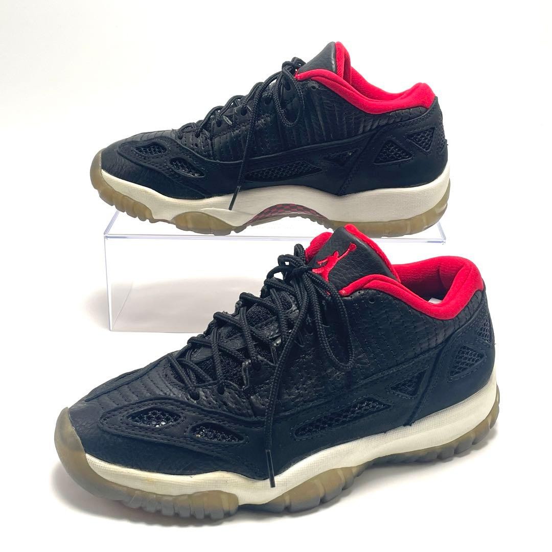 Nike Air Jordan 11 Low Retro IE OG Bred 1996 Mens 25cm Black True Red Authentic
