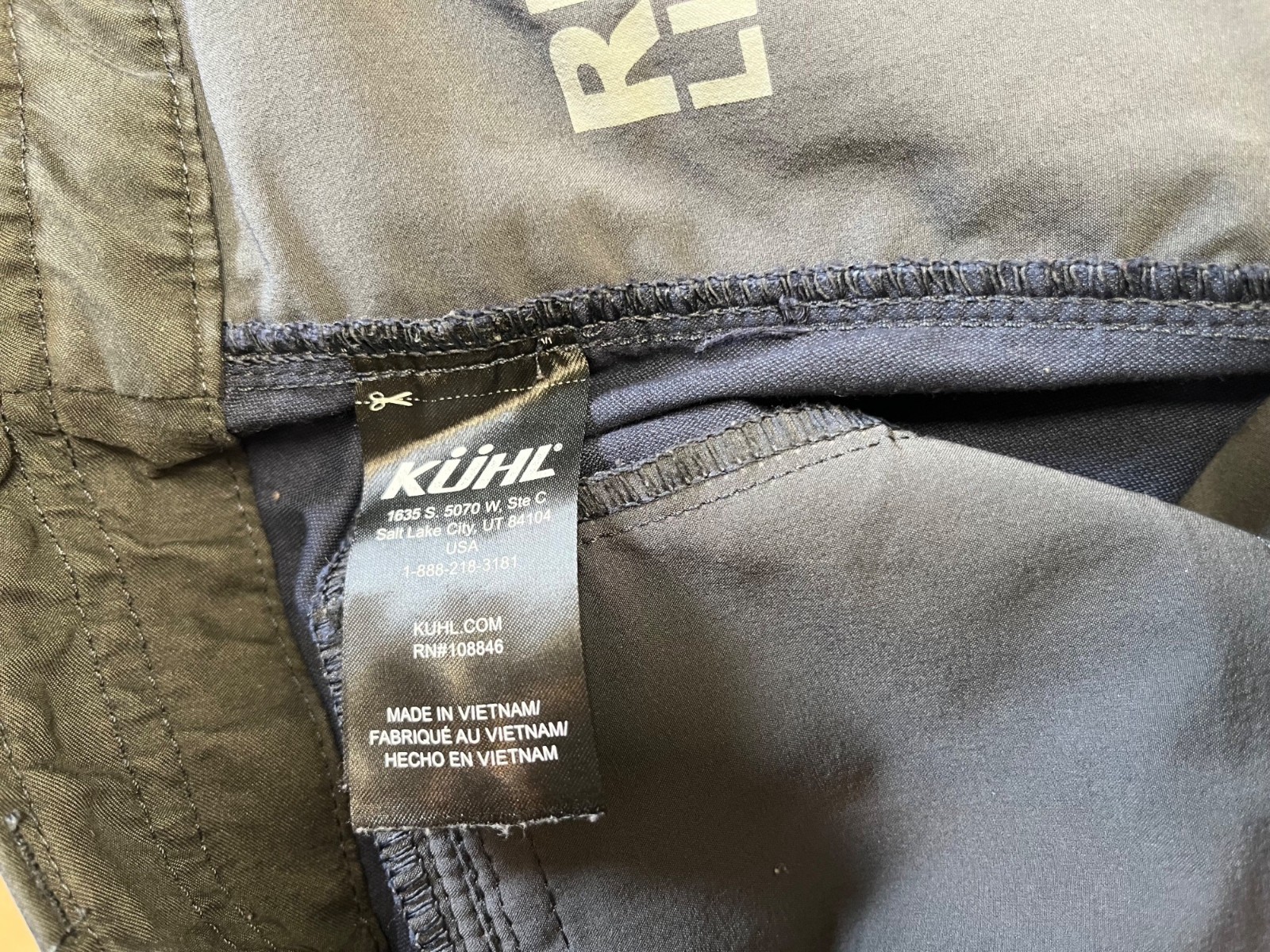 Kuhl Resistor Lite Chino Pants Blue Mens Tag 38×32 Actual 38×30.5 Hiking Stretch