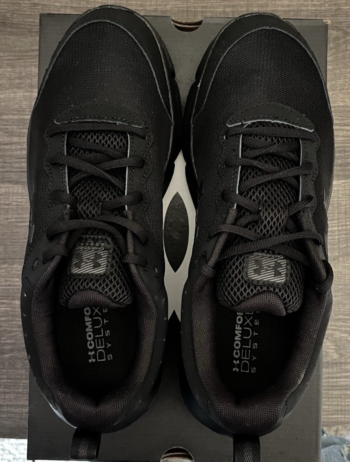 Under Armour Men’s Charged Assert 10 Shoes Black Color Size-10